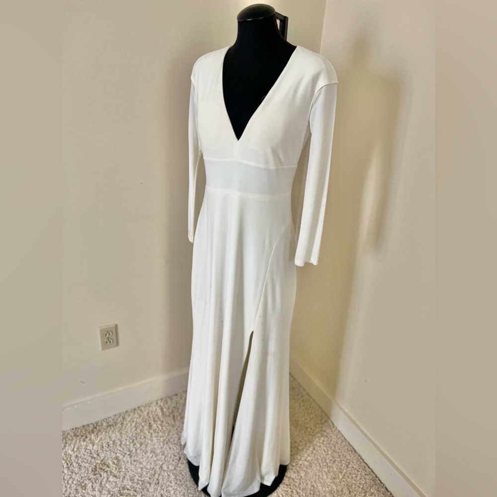 Marina White Gown Dress